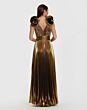 Mac Duggal 50084 Ruffle Shoulder Ruched Waist Dress