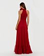 Mac Duggal 56254 Ruffle Hem Halter Neck Dress