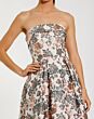 Mac Duggal 68945 Strapless Pleated Skirt Gold Multicolor Dress