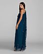 Mac Duggal 9374 Cape Sleeve Asymmetric Hem Twilight Dress