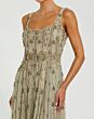 Mac Duggal 9910078P Nude Sage Scoop Neckline A-Line Dress