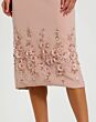 Mac Duggal 11853 Bateau Neck Embellished Hem Back Slit Dress