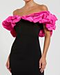 Mac Duggal 27669 Corset Bodice Ruffle Off-The-Shoulder Dress