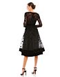 Mac Duggal 67007 Long Sleeve Tea-Length Formal Dress