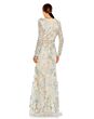Mac Duggal 11174 Floral Embroidered Long Sleeve Dress