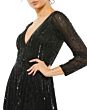 Mac Duggal 4977 Long Sleeve Sequin Dress