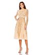 Mac Duggal A11136 Illusion Sleeve Embroidered Dress