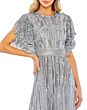 Mac Duggal 93582 Flare Sleeve Embellished Dress