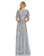 Mac Duggal 93582 Flare Sleeve Embellished Dress