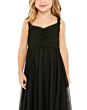 Mac Duggal 8066 Ruffled Spaghetti Straps Mini Pageant Dress