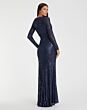 Ieena for Mac Duggal 26490 Ruched Waist High Slit Dress