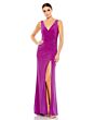Ieena for Mac Duggal 26513 High Slit Faux Wrap Dress