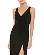 Ieena for Mac Duggal 26513 High Slit Faux Wrap Dress