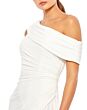 Ieena for Mac Duggal 26517 Asymmetrical Neckline Ruched Dress