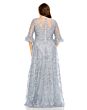 Mac Duggal 20471 Three-Quarter Sleeve Embroidered Dress