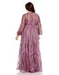 Mac Duggal 20472 Bishop Sleeves Embroidered Dress