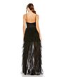 Mac Duggal 27119 Ruffle Overskirt Sequin Dress