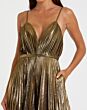 Mac Duggal 27143 Wide-Leg Metallic Jumpsuit