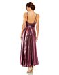 Mac Duggal 30761 Plunging Neck Metallic Dress