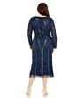 Mac Duggal 5938 Floral Beadwork Long Sleeve Dress
