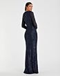 Mac Duggal 11659 Jewel Neck Long Sleeve Sequin Evening Dress