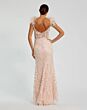 Mac Duggal 20889 Corset Bodice Feather Strap Dress