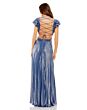 Mac Duggal 27166 V-Neck Flutter Sleeve Prom Dress