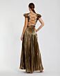 Mac Duggal 27166 V-Neck Flutter Sleeve Prom Dress
