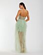 Mac Duggal 27532 Ruffle Skirt Sweetheart Neck Formal Gown