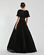 Mac Duggal 30776 Flutter Sleeve Pleated Long Party Dress