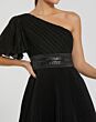 Mac Duggal 30777 One-Shoulder Pleated Prom Gown