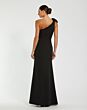 Mac Duggal 49862 Shoulder Bow Asymmetric Neck Long Party Dress