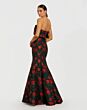 Mac Duggal 27679 Strapless Mermaid Brocade Dress