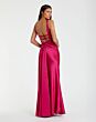 Mac Duggal 68855 Plunging V-Neckline Bow Waistband Dress