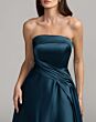 Mac Duggal 13280 Navy Strapless with Pocket Dress