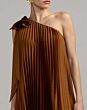 Mac Duggal 13308 Nutmeg Brown One Shoulder High-Low Dress