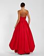 Mac Duggal 21037 Red Bubble Skirt High-Low Dress