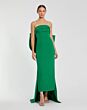Mac Duggal 21108 Back Bow Strapless Column Silhouette Dress