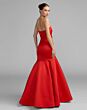 Mac Duggal 21253 Red Backless Trumpet Dress
