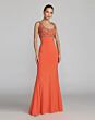 Mac Duggal 2253 Sleeveless Scoop Neck Fitted Jersey Dress