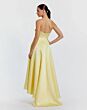 Mac Duggal 2303 Floral Strapless A-Line Satin Dress