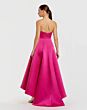 Mac Duggal 2303 Floral Strapless A-Line Satin Dress