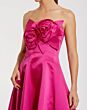 Mac Duggal 2303 Floral Strapless A-Line Satin Dress