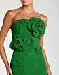 Mac Duggal 2361 Back Slit Strapless Crepe Dress