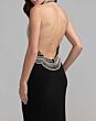 Mac Duggal 2374 Black Backless Halter Neckline Dress