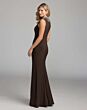 Mac Duggal 2406 Chocolate Brown Fitted Dress