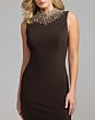 Mac Duggal 2406 Chocolate Brown Fitted Dress