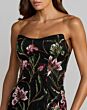 Mac Duggal 27814 Strapless Beaded Illusion Skirt Black Dress