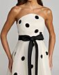 Mac Duggal 27834 Strapless Polka Dot Ivory A-Line Dress