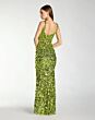 Mac Duggal 27838 Scoop Neck Fitted Apple Green Sequin Dress